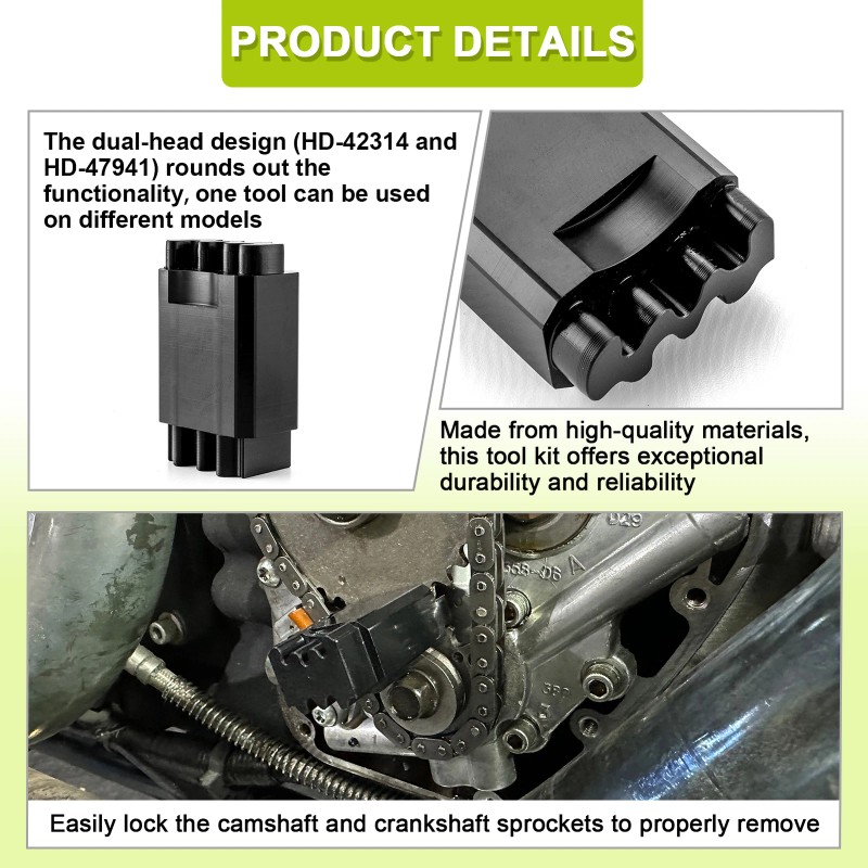 21ST Double Headed Cam Lock Tool + Primary Drive Locking