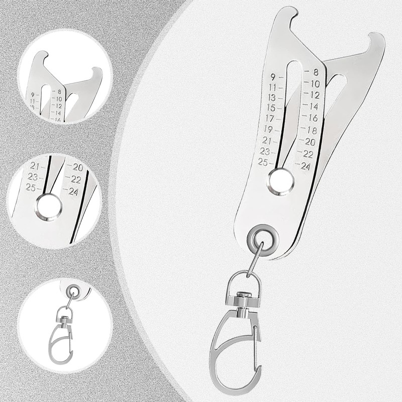 SPHERETRON Thread Tester Portable Precise Thread Size Tester as Key