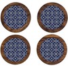 HASTA LA RAIZ Juego de 4 Portavasos artesanales, Coasters Hechos