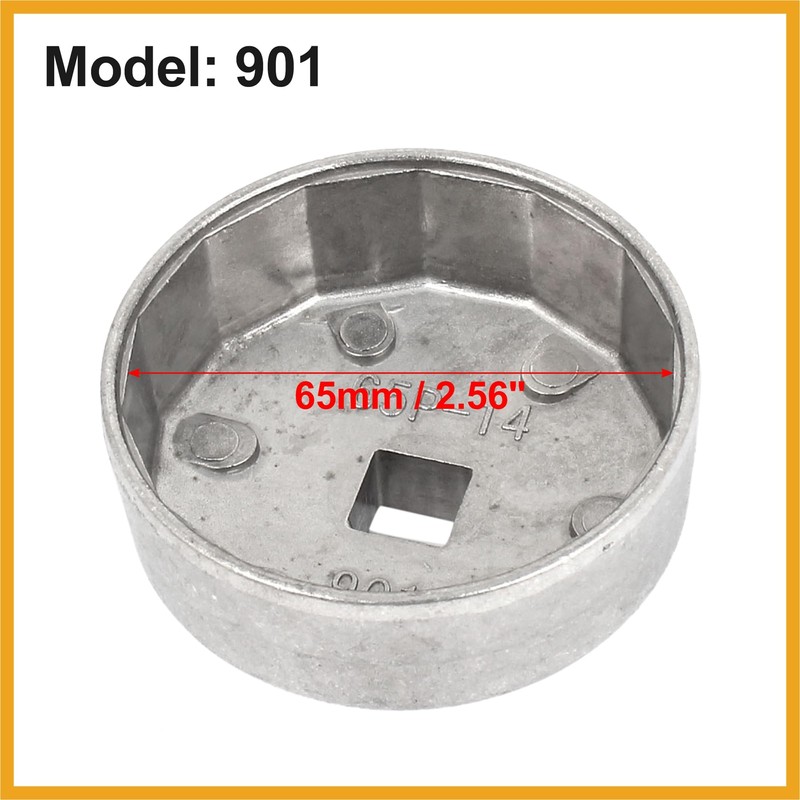 Partuto 65mm Dia Oil Filter Socket Wrench 14 Flutes Replacement