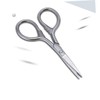 BIUDECO 2pcs Stainless Steel Eyebrow Scissors Precision Grooming Scissors for