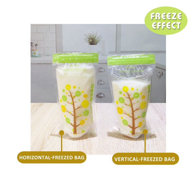 Bimirth 112 PCS Breast Milk Storage Fresh Bags 250ML Capacity