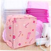 Minkissy 2pcs Sanitary Napkin Storage Bag Nappy Bag Organiser Compact