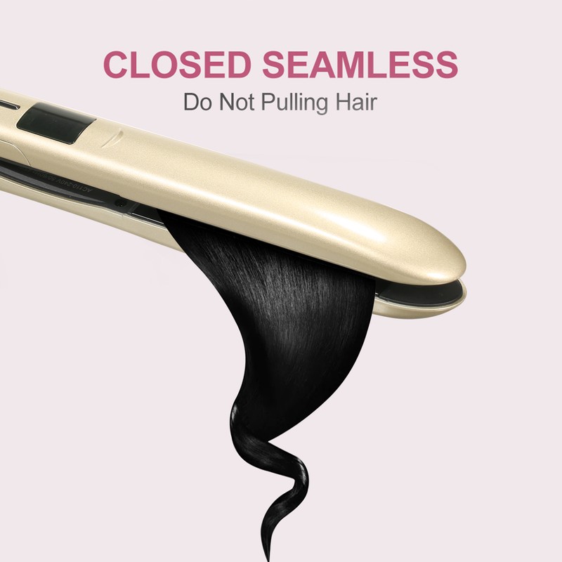 Hair Straightener with LED Display Women Fashion Salon Hairstyling Tools