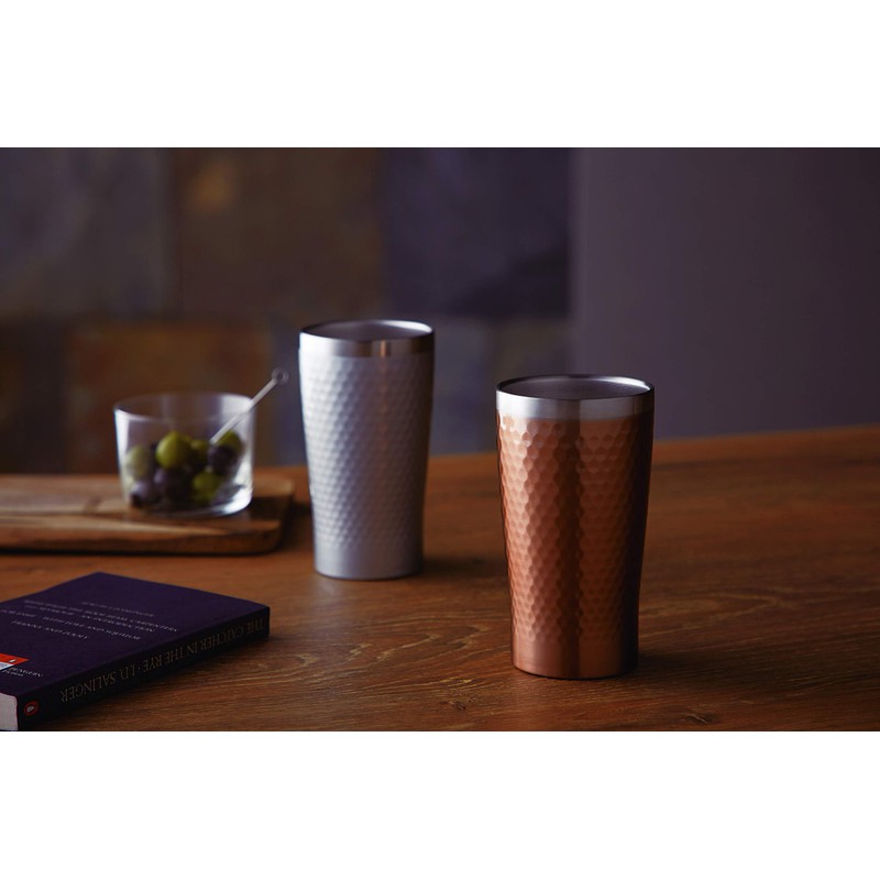 Maehata 29827 Thermo Tumbler, Pair of Silver & Bronze, Vacuum