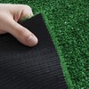 Ottomanson Garden Grass Artificial Turf Runner Rug, 20"X59", Green