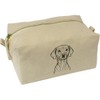 'Vizsla Dog' Canvas Wash Bag/Makeup Case (CS00040769)