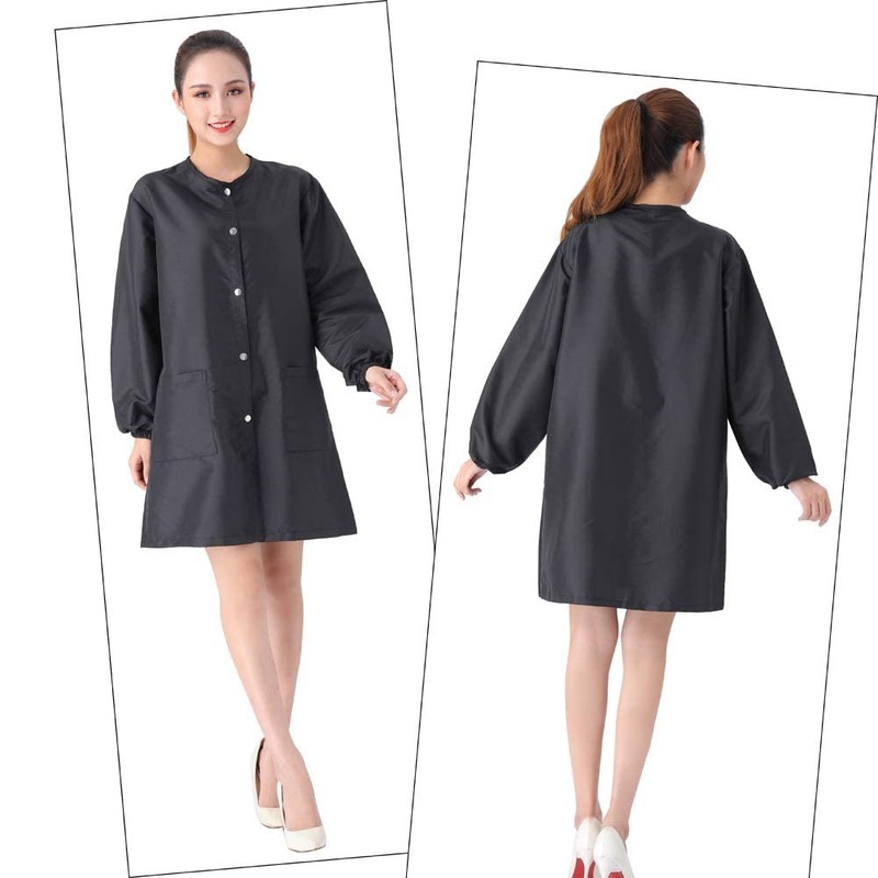TILYIALA Professional Salon Smock Stylist Jacket Waterproof Hairdressing Cape Barber