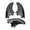 3Pcs Surfboard Fins PVC Quick Release Replacement Tri Fin Set