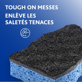 Vileda Scrunge Heavy Duty Scrub Sponge (Pack of 4)