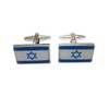 Kiola Designs Israel Flag Cufflinks
