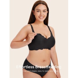 Angelhood Nursing Bras for Breastfeeding Ultra Comfort Seamless Maternity Bra Pack Wireless Pregnancy Bralette Bra Extender