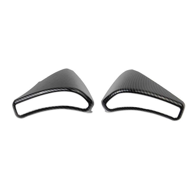 Fewshaw Carbon Fiber Style Center Console Dashboard Button Cover Trim