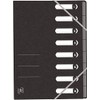 Oxford Top File+ Folder DIN A4 8 Compartments Black