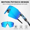 DUDUKING Sunglasses Cycling Glasses Men Women Water Transfer Printing Sports