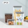 8-piece 4 Sizes Pop Airtight Food Containers With ABS Lid