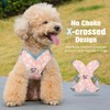 Pawaboo Small Dog Harness and Leash Set, Puppy Harness X-Frame