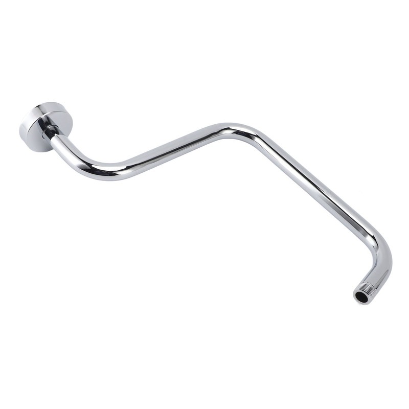 Shower Arm Stainless Steel Shower Arm with Flange S Shape