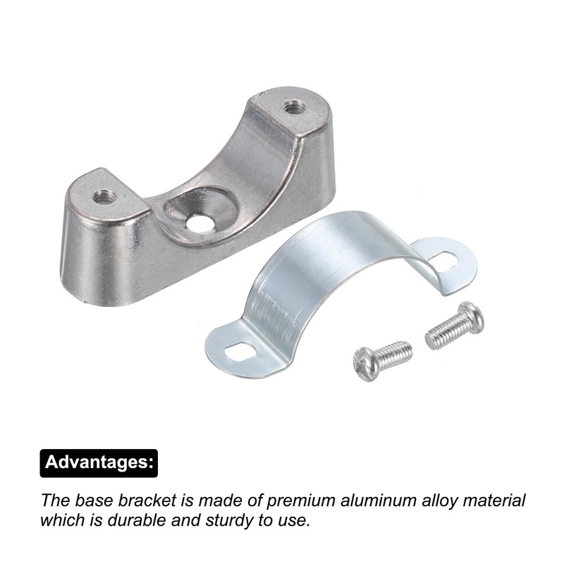 uxcell 10Pcs Pipe Support Pipe Bracket Clamp for OD 39mm