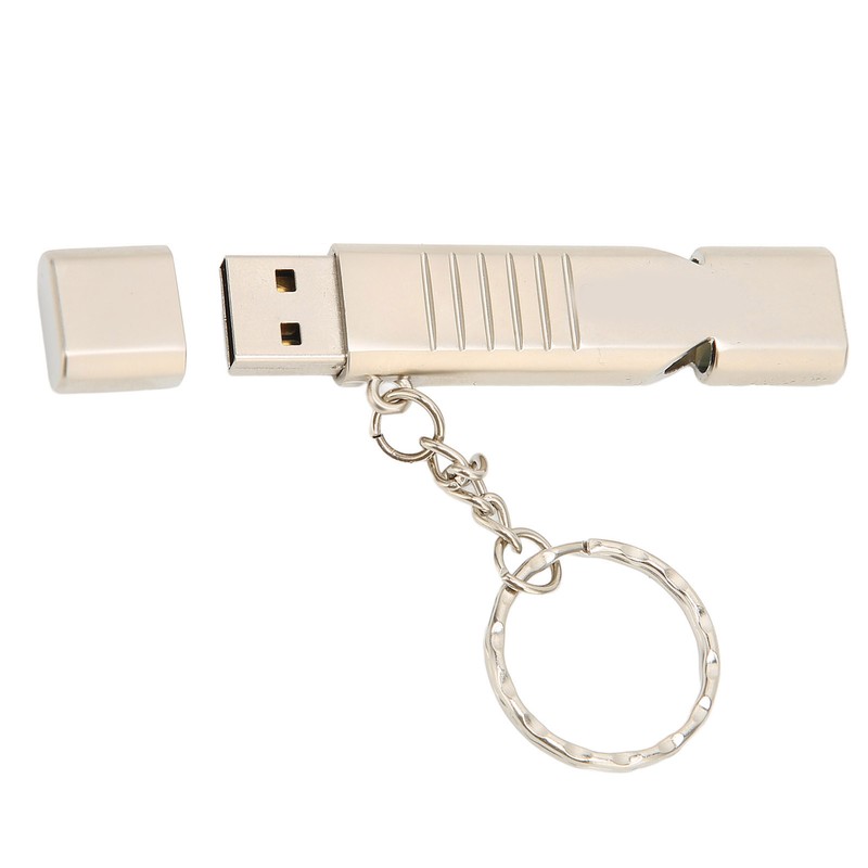 Whistle USB Flash Drives Aluminum Alloy Outdoor Waterproof USB Flash