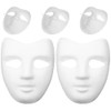 NUOBESTY 5Pcs DIY Full Face Masks Blank Paper Mask Paintable