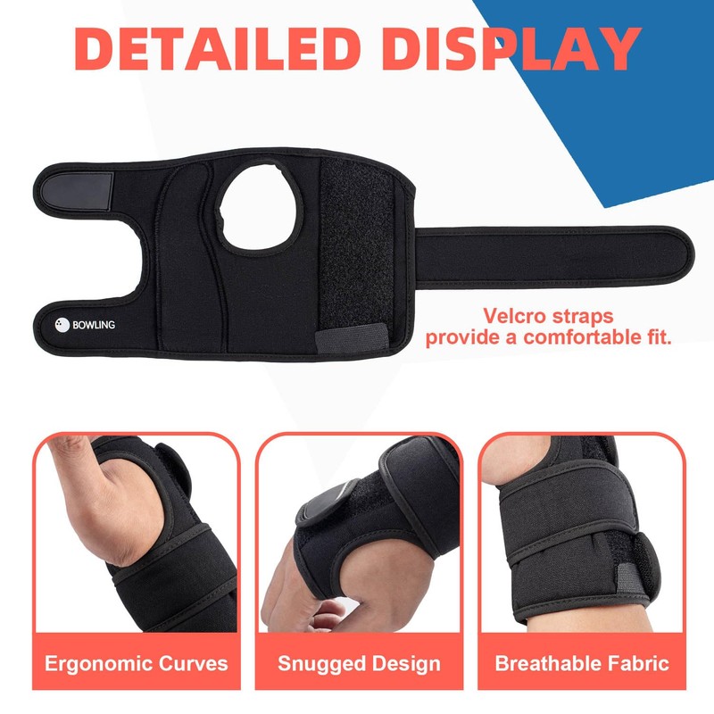 FURBBION Bowling Gloves, Bowling Wrist Splint, Bowling Wrist Support, Bowling