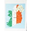 Half a Donkey Map of Ireland and Northern Ireland -