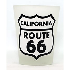 Route 66 California Frosted Shot Glass