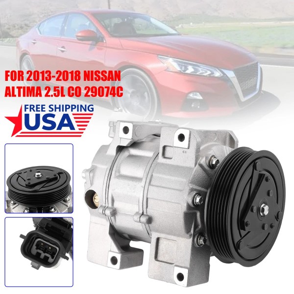 Unbranded A/C AC Compressor W/Clutch For 2013-2018 Nissan Altima 2.5L