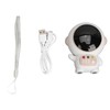 Astronaut Shaped Cute Hand Warmer Digital Display USB Rechargeable 2