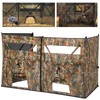 HUNTSEN 4-Panel Hunting Blind - 360° See Through with Wide