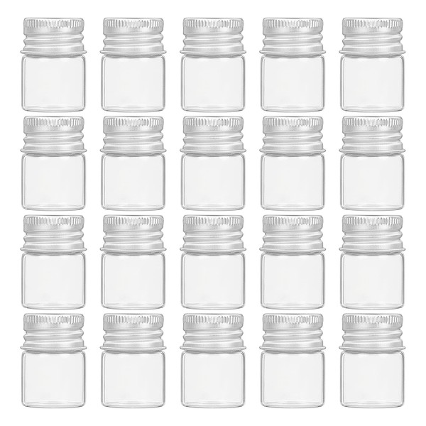 BENECREAT - 20 botellas de vidrio selladas de 5 ml