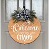 Funny Welcome Stencils for Painting Sarcastic Round Stencil Large Gather