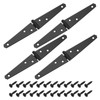 sourcing map 4Pcs Strap Hinges, 4 Inch Shed Door Hinges