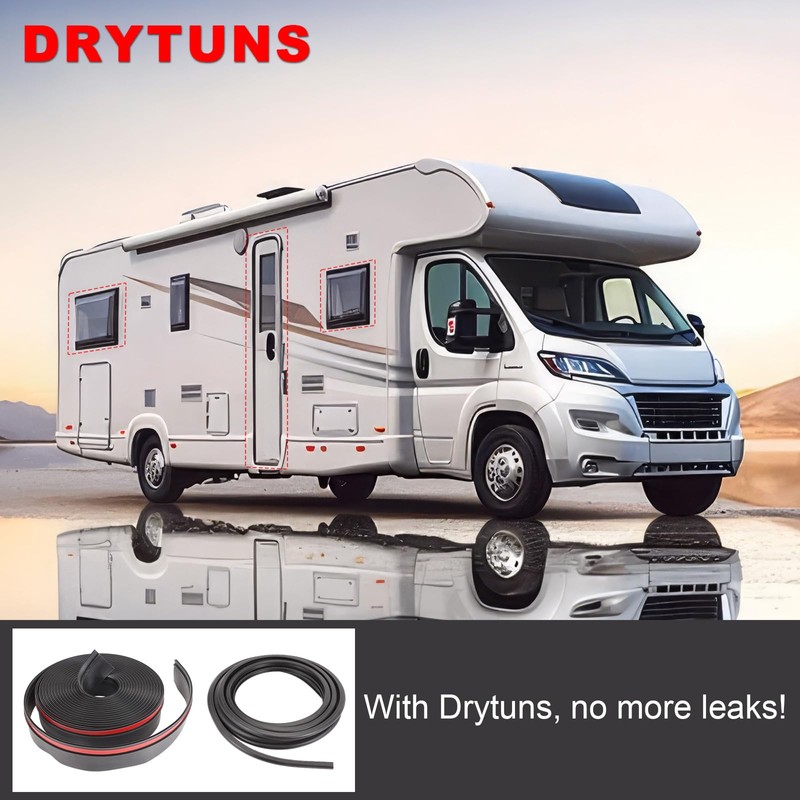 Drytuns RV Slide Out Seal 35 Ft Rubber Camper for