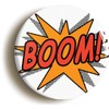 Ozorath BOOM COMIC POP ART BADGE BUTTON PIN (Size is