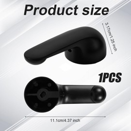 H79 Shower Handle for Delta, Sturdy Metal Shower Lever Handle Faucet Shower Handle Replacement Compatible with Delta 1300/1400 Series (Black)