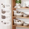 VIRETH HAUS 5-Pack Large Woven Rope Storage Baskets – 2