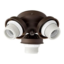 Quorum 2303-9186 Accessory - 27W 3 LED Ceiling Fan Light Kit in Traditional Style-3 Inches Tall and 5.5 Inches Wide, Finish Color: Oiled Bronze
