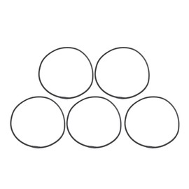 Bstinay 5pcs Shock Mount Rubber Cord for Microphone Suspension Holder Rubber Black