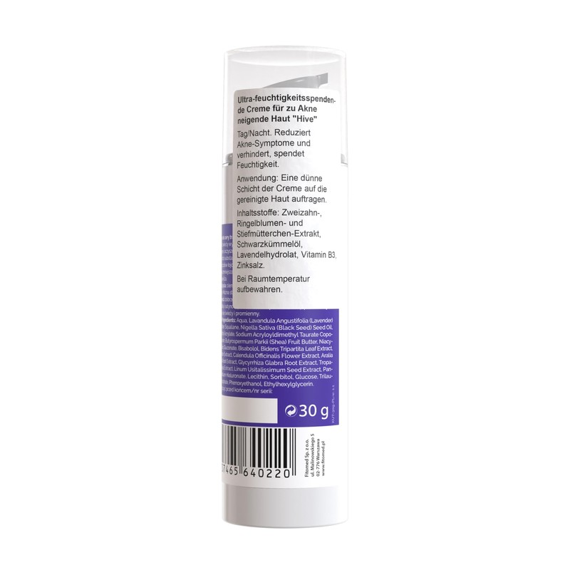 Fitomed Moisturising Cream Face Against Acne and Pimples Prone Skin