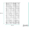 Loti Living Anti-Mould Shower Curtain - 120 x 200 cm