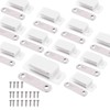 12 Pack Magnetic Door Latches, Heavy Duty Small Latch for
