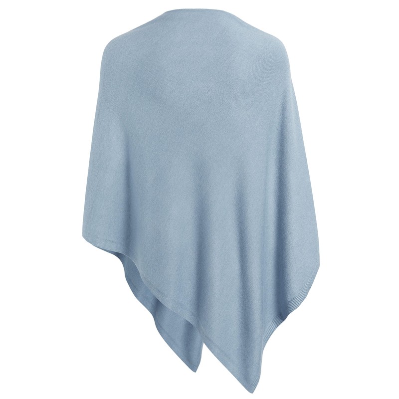 PULI Women's Versatile Knitted Shawls Scarf Poncho Sweater with Buttons