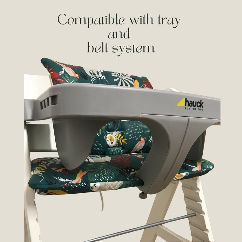 Lucca Kids, High Chair Seat Cushion, Easy Cleaning, Non-Slip, Compatible