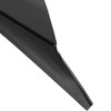 2pcs Rear Window Side Spoiler ABS Glossy Black Wing Trim