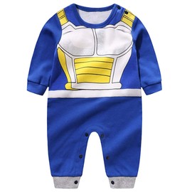 maxToonrain Baby Clothing One-pieces Outfit Sleepwear Long Sleeve Rompers for 0-18 Months Infant Toddler Boys and Girls(Vegeta,3-6 Months)