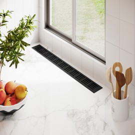 Air vent Web plate Ventilation from Aluminum 60mm x 300mm in Various Colours - Black - RAL 9005