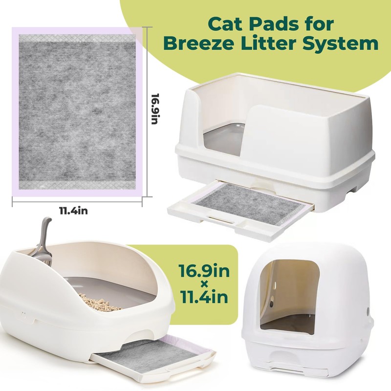 Cat Pads Refills for Tidy Cats Breeze Litter System -