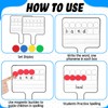 Seajan 9 Pcs Magnetic Paddle Set Education Dry Erase Double